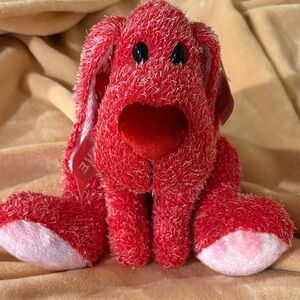 Red Plush Dog Toy